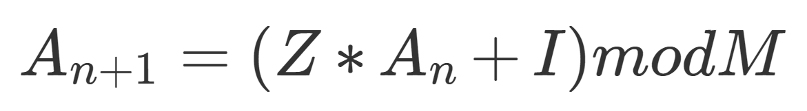 random number generator algorithm python