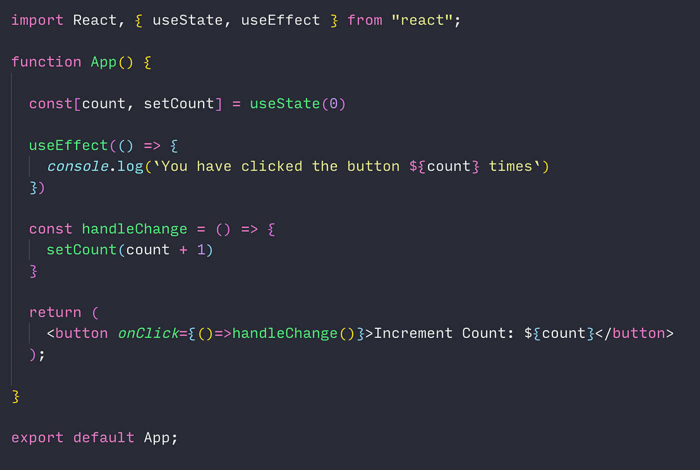 A Quick Look at React Hooks. Hooks are functions that allow… | by Jed ...