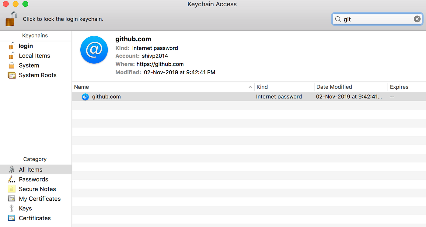 Git login issue with different account in macOS by Prakash Singh Medium