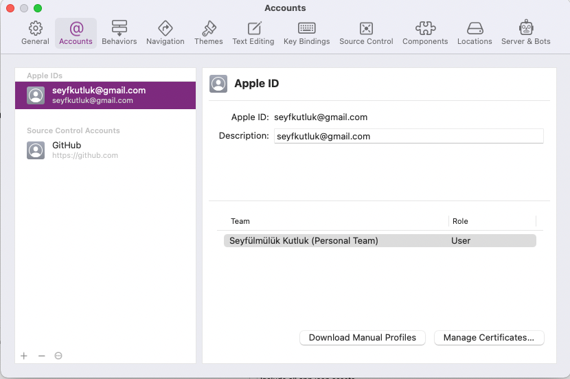 How to create an Xcode project and connect it to Github? by