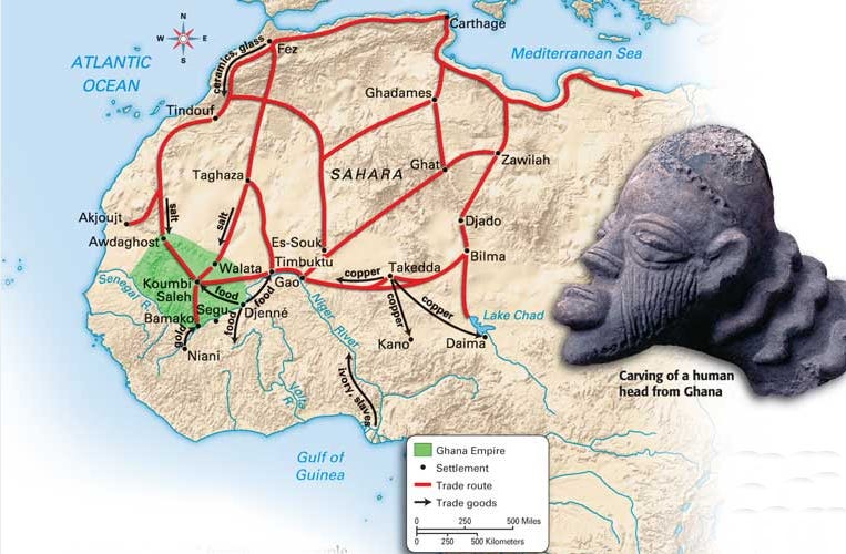 Kingdom Of Ghana Map The Wagadu Empire | History Of Yesterday