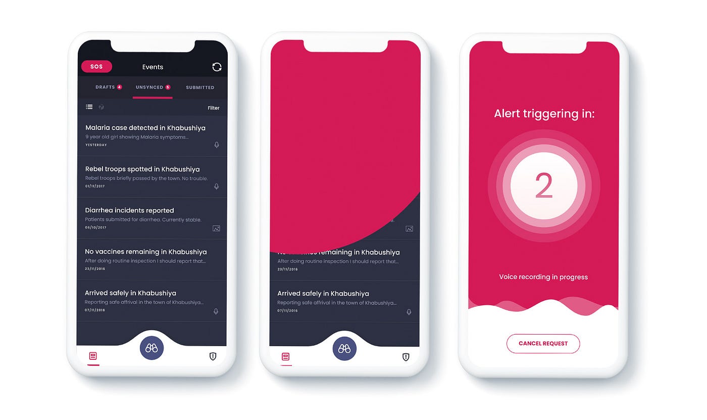 Case study field worker mobile app by Alta Medium