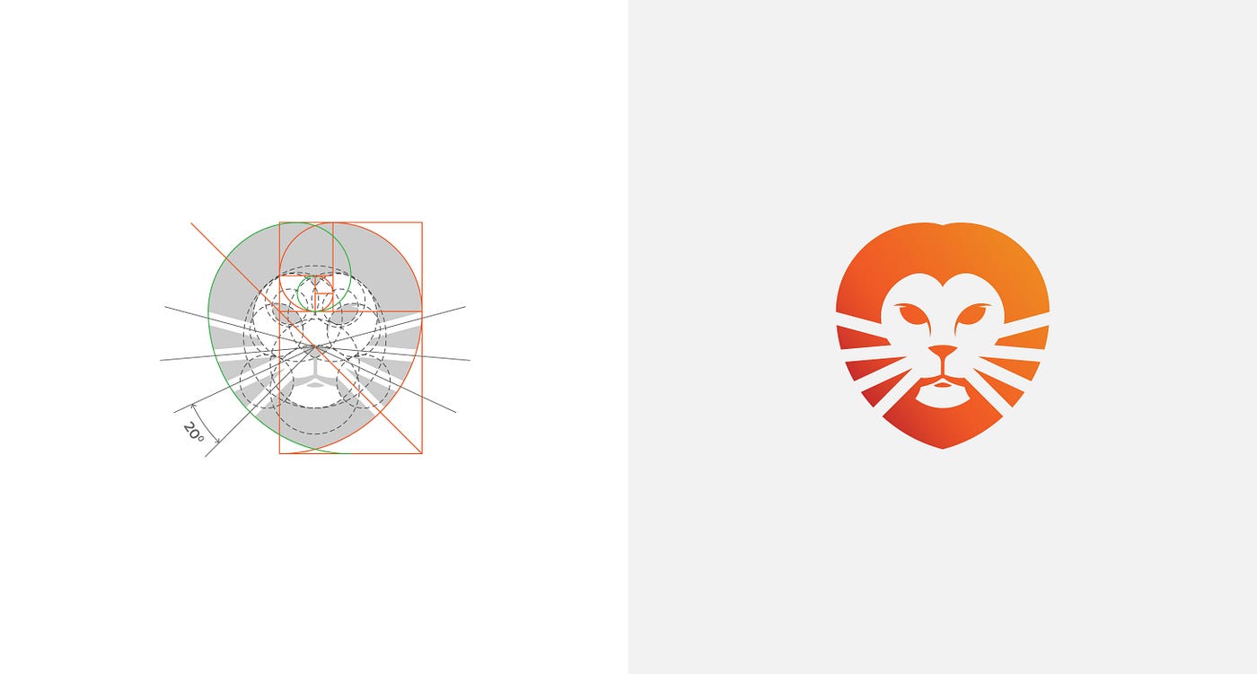 How To Design A Logo With Golden Ratio Spiral By Dainogo Medium