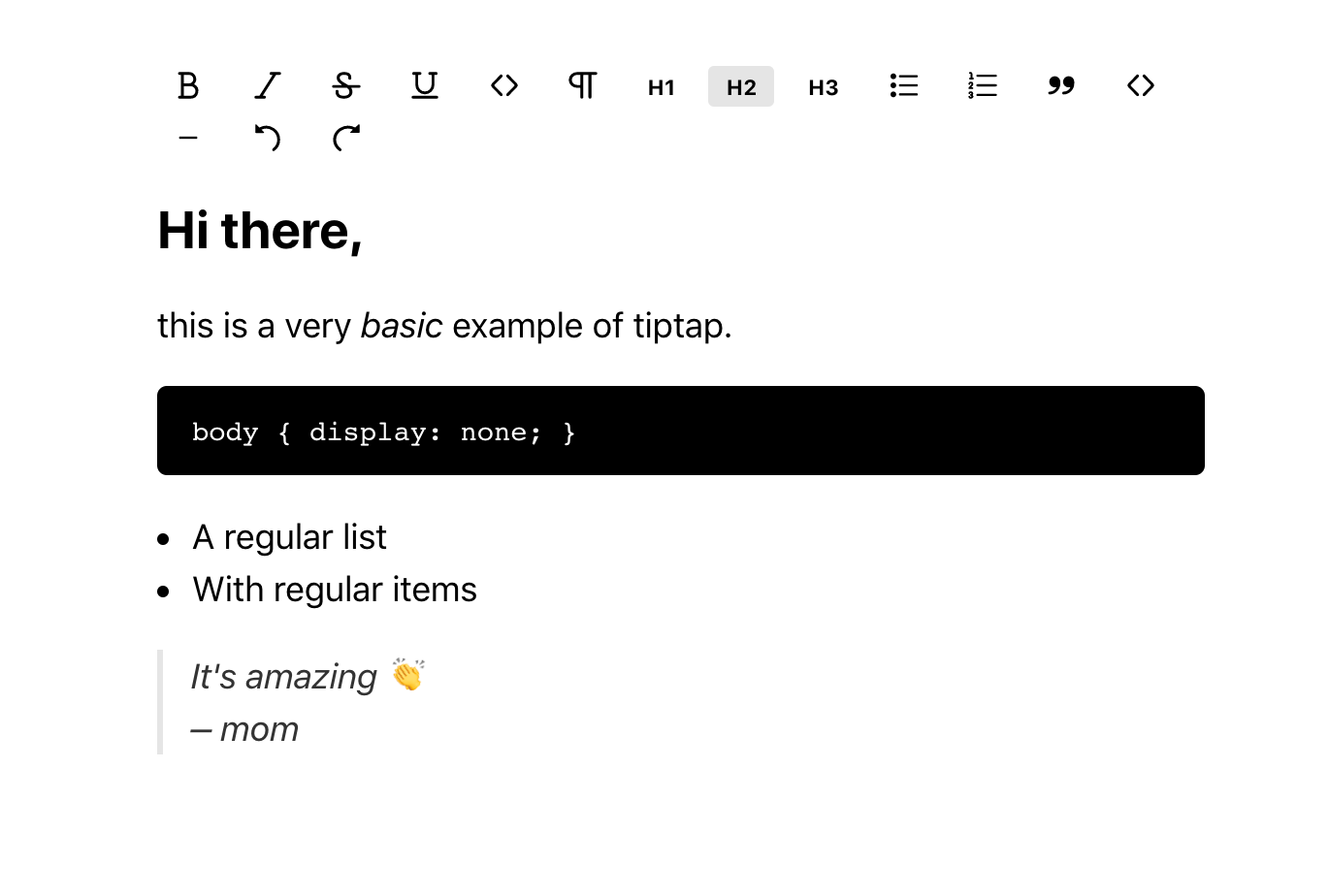 Vue component Rich Text Editor WYSIWYG by Khampasith Chanthavong