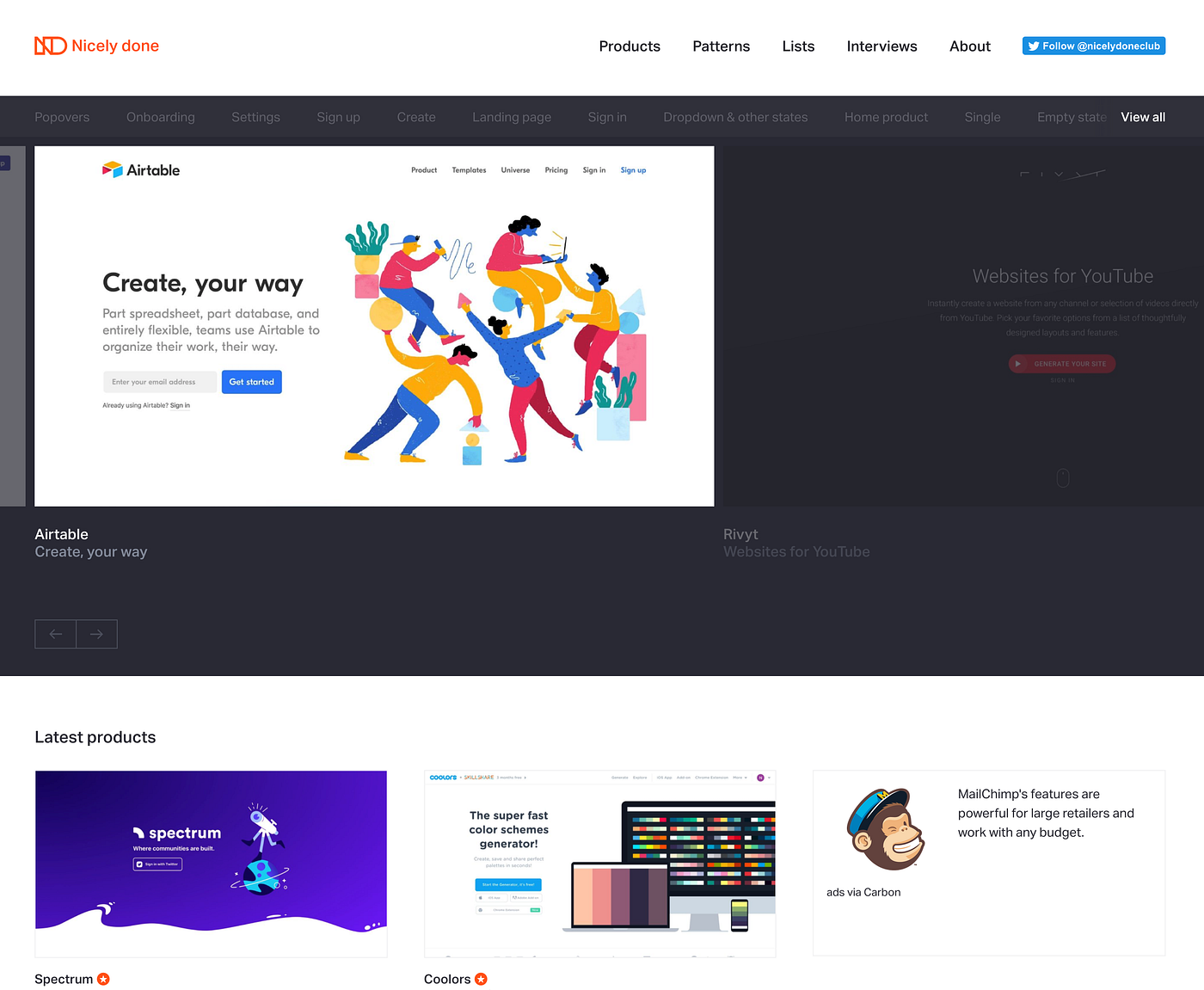 The Best Inspirational UI & UX Design sites 👌 by Julio Castellano