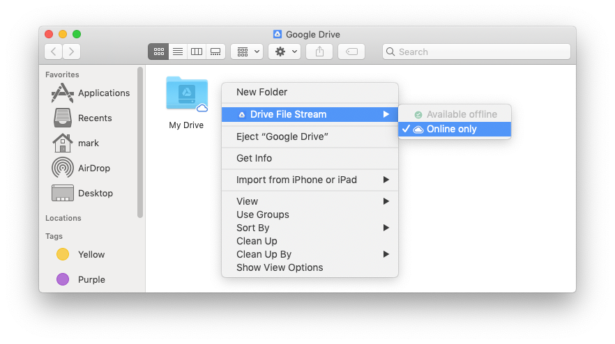 google drive for mac desktop