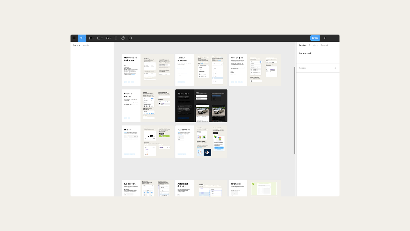 How the Avito design system library in Figma works by Inna Letina
