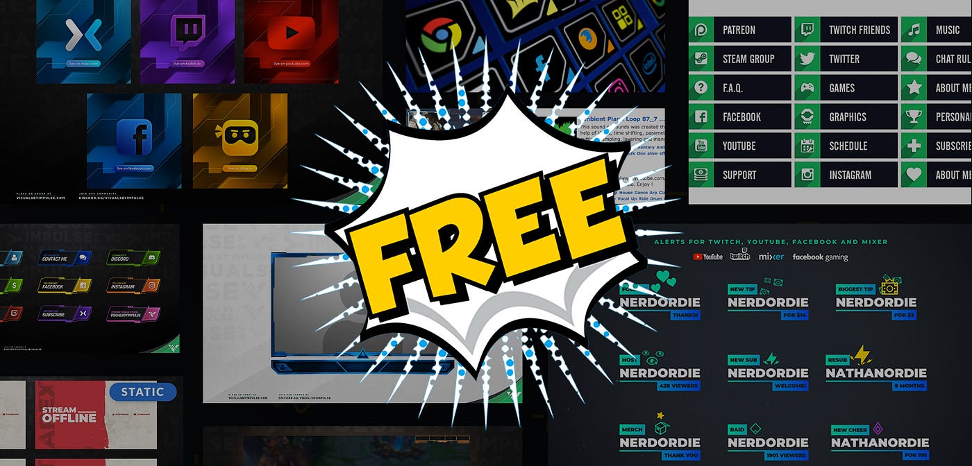 The BEST free tools and resources you need for your stream | by Andrew  Whitehead | Mobcrush Blog