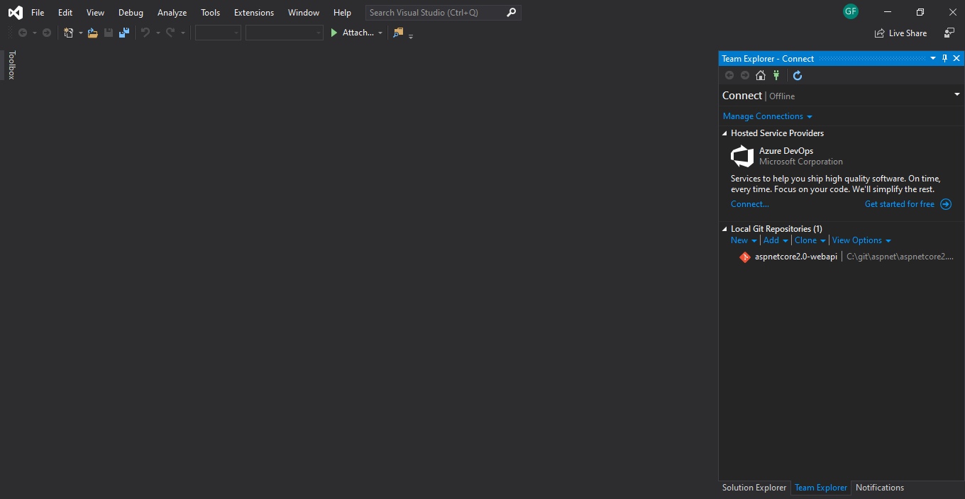 Visual Studio 2019 — Home Screen. In April this year we had the ...