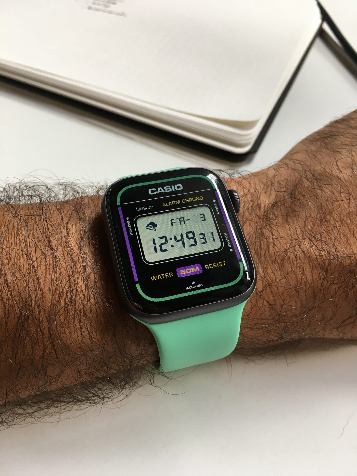 Designing An Apple Watch Face Re Imagining The Casio As A Watch Face By Emiliano Gonzalez Muzli Design Inspiration