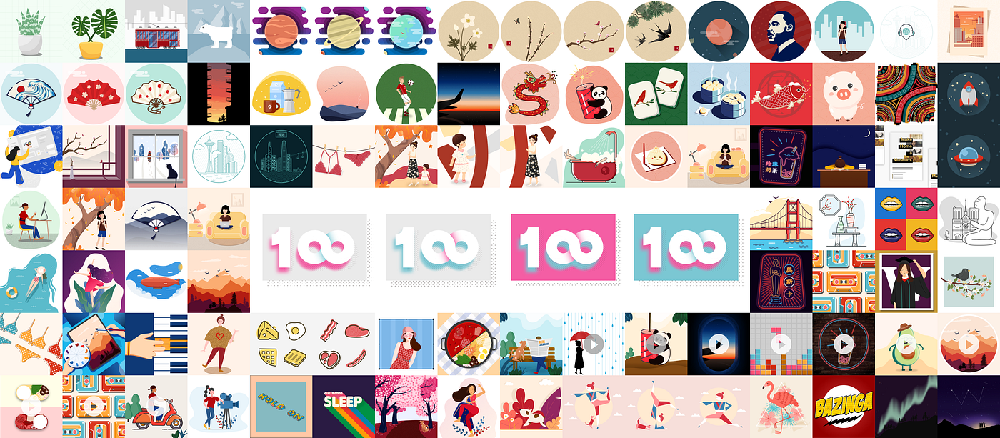 The power of the 100-day design challenge | by Fan Lu | UX Collective