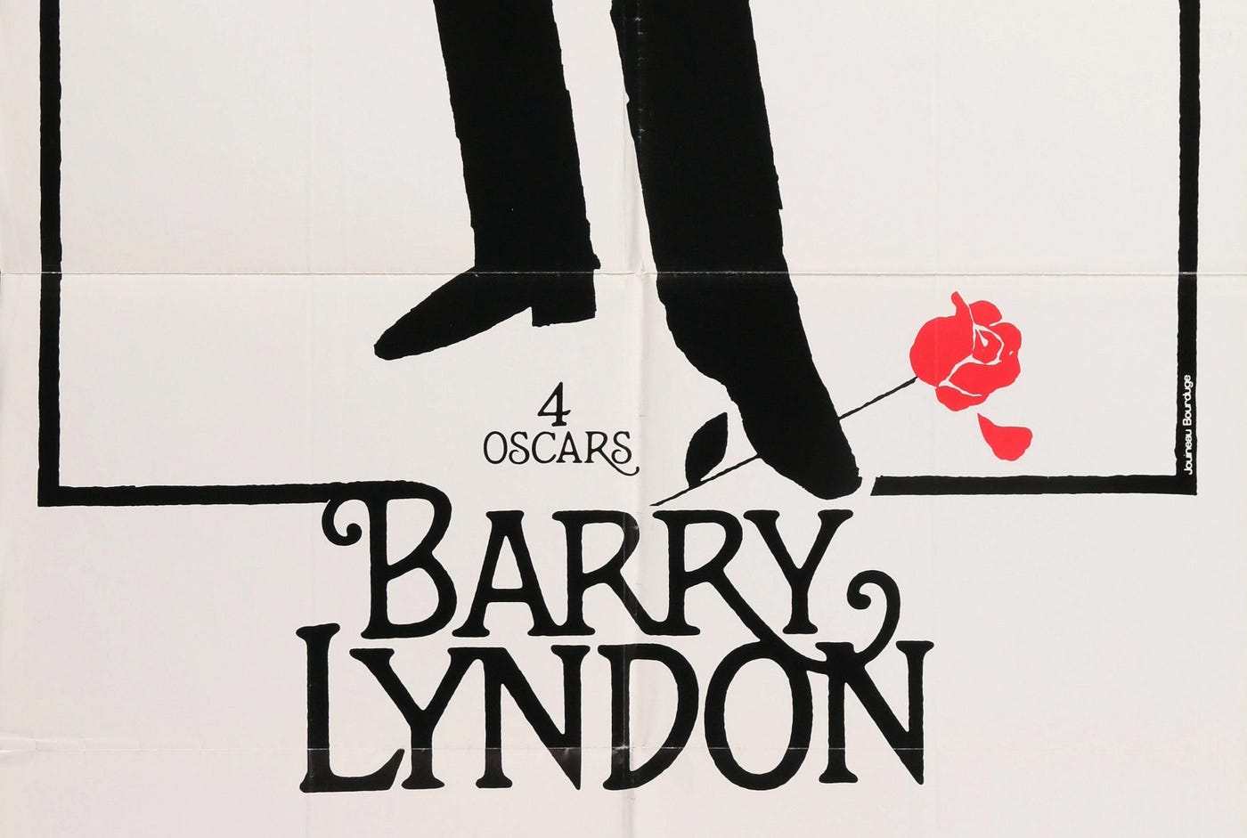 Barry Lyndon poster in detail