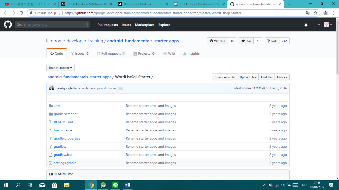 10 1A SQLite Database Task 0 Download And Run The Starter By 