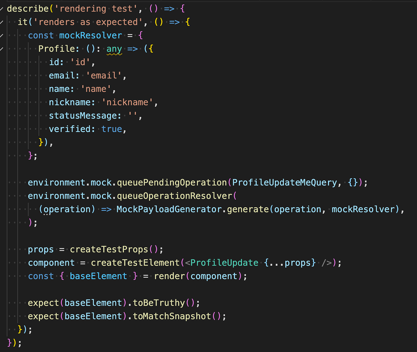 Testing relay hook with react testing library by dooboolab