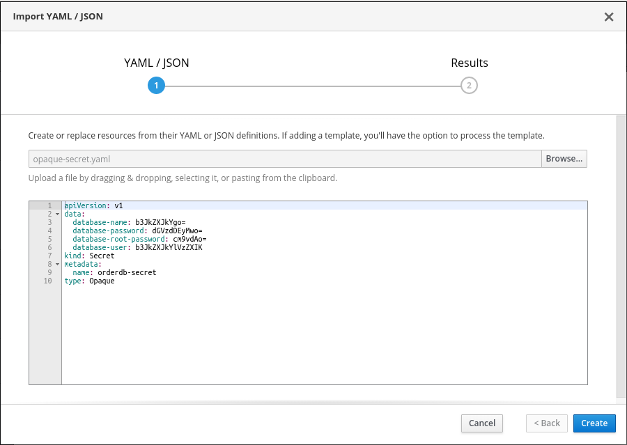 Openshift Origin Creating an Opaque Secret by Randima Somathilaka