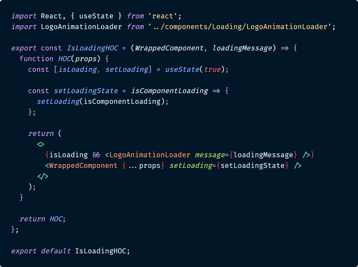 Building a Universal Higher-Order Component Page Loader for your React App  | by Paige Niedringhaus | Bits and Pieces