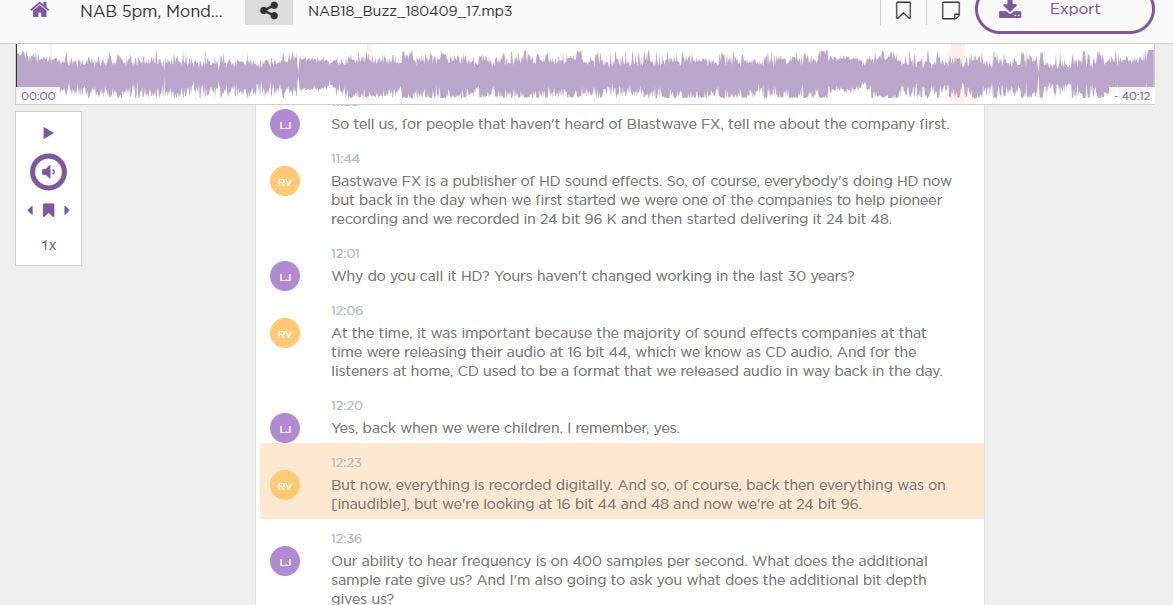 Ric Viers Of Blastwave Fx Interview Snippets From Nab Buzz 2018 - 