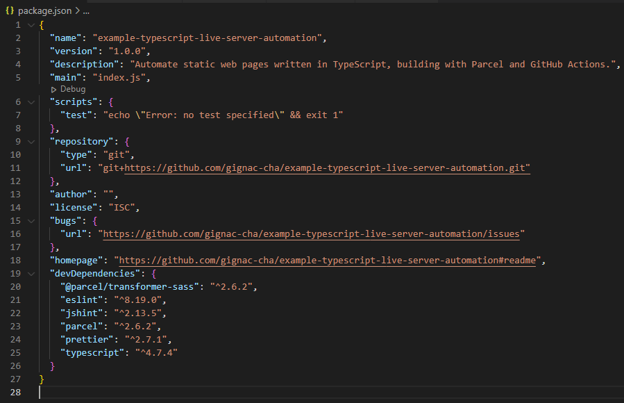 GitHub 만으로 TypeScript 웹 페이지 만들기. GitHub Pages, GitHub Actions, Parcel 의