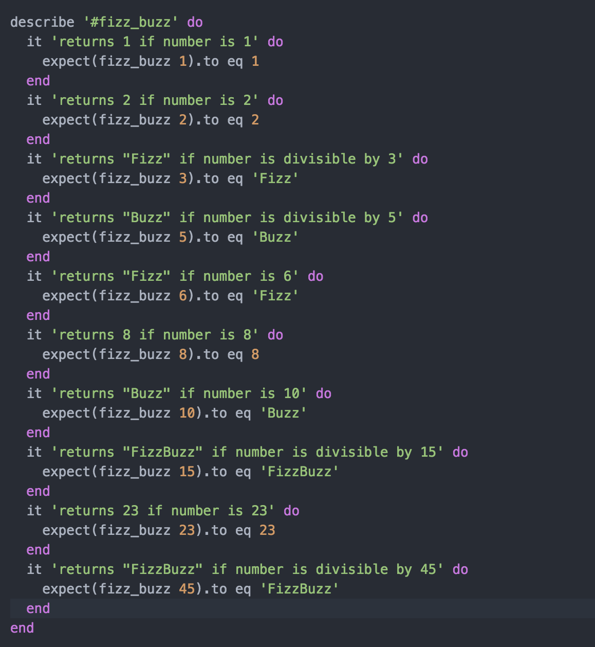 Introduction to Ruby and RSpec…. The third week of the prep course is