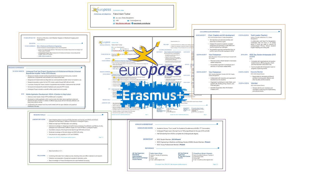 Writing A Scholarship Awarding Cv Being A Fresh Graduate By Fakrul Islam Tushar Medium