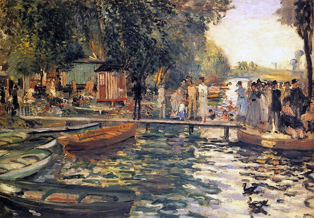 La Grenouillere
by Pierre Auguste Renoir