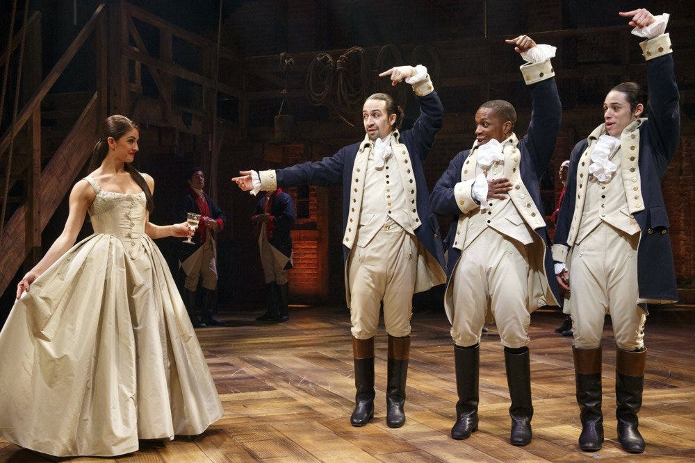 synopsis of hamilton the musical
