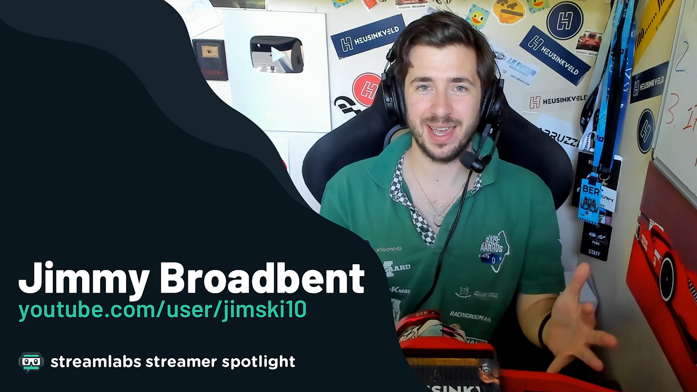 Who Is Jimmy Broadbent Top Youtube Sim Racing Content Creator By Ethan May Streamlabs Blog