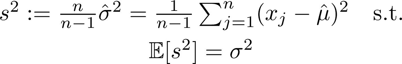 Why Sample Variance Is Divided By N 1 By Eden Au Towards Data Science
