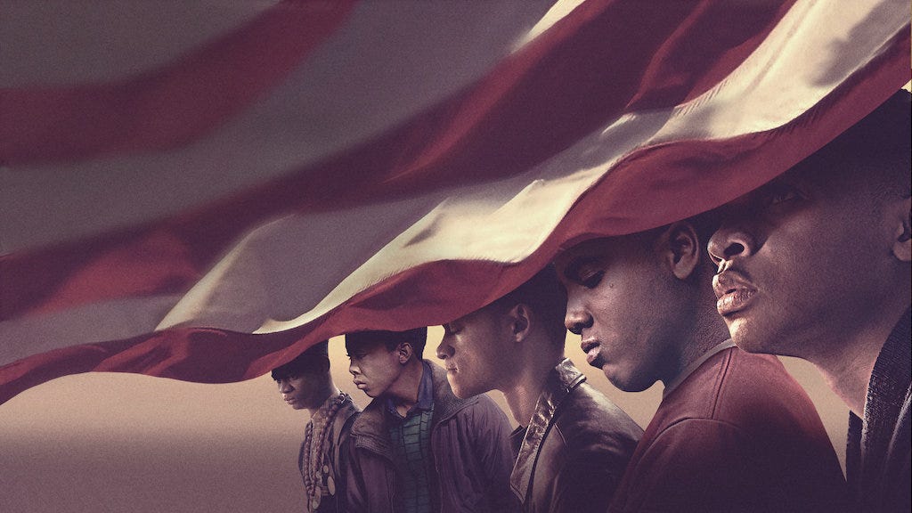 The main “Exonerated 5” from “When They See Us”.