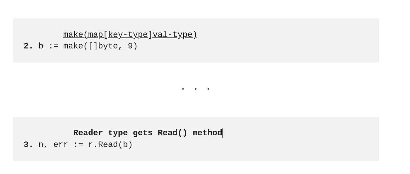 The Reader Interface for Go. Purpose: dissect the Reader Interface ...