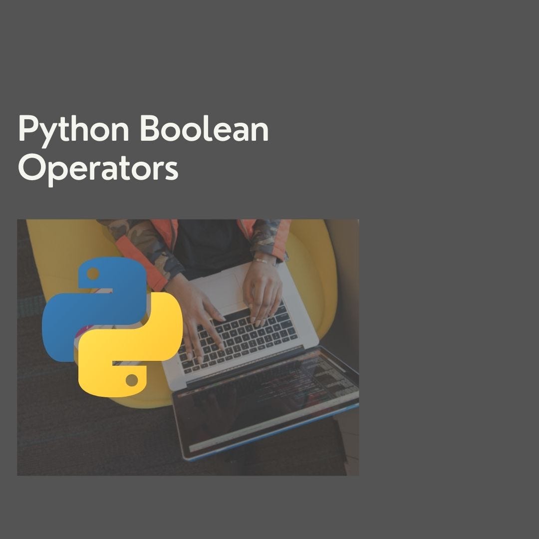 Boolean Operations in Python. In general, a Boolean variable can have ...
