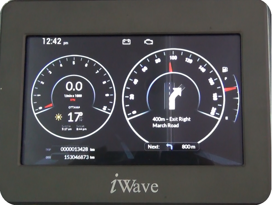 Automotive Electronic Instrument Cluster for 2Wheelers by iWave