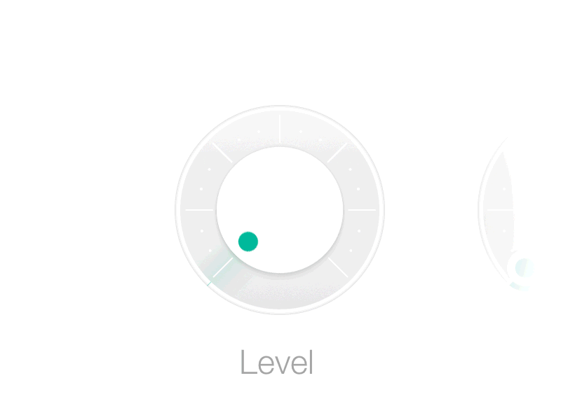 Mapping to familiar physical analogies: knobs and slider controls.