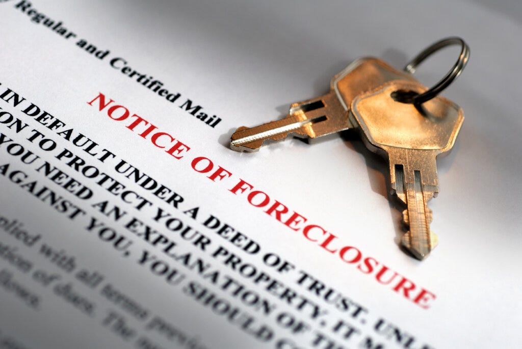 Consequences of Foreclosure Homes