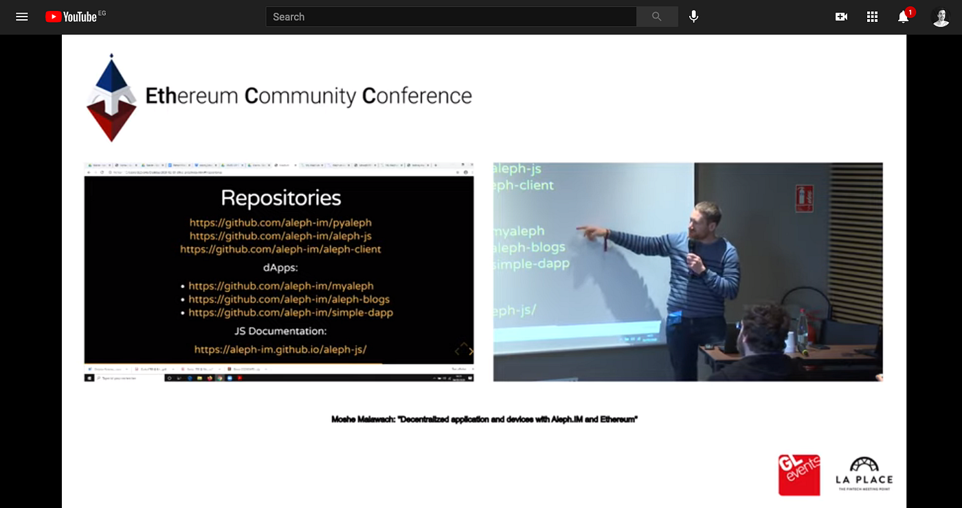 Moshe at EthCC Paris in March 2020