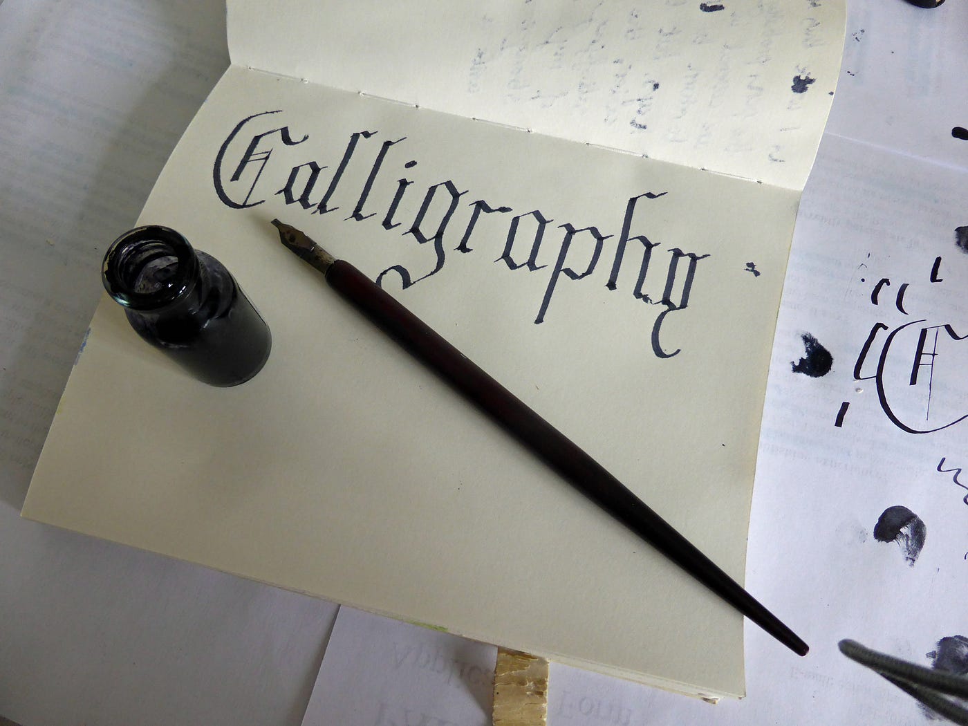 22: The Calligraphy Pen. What happens to a word when it is drawn