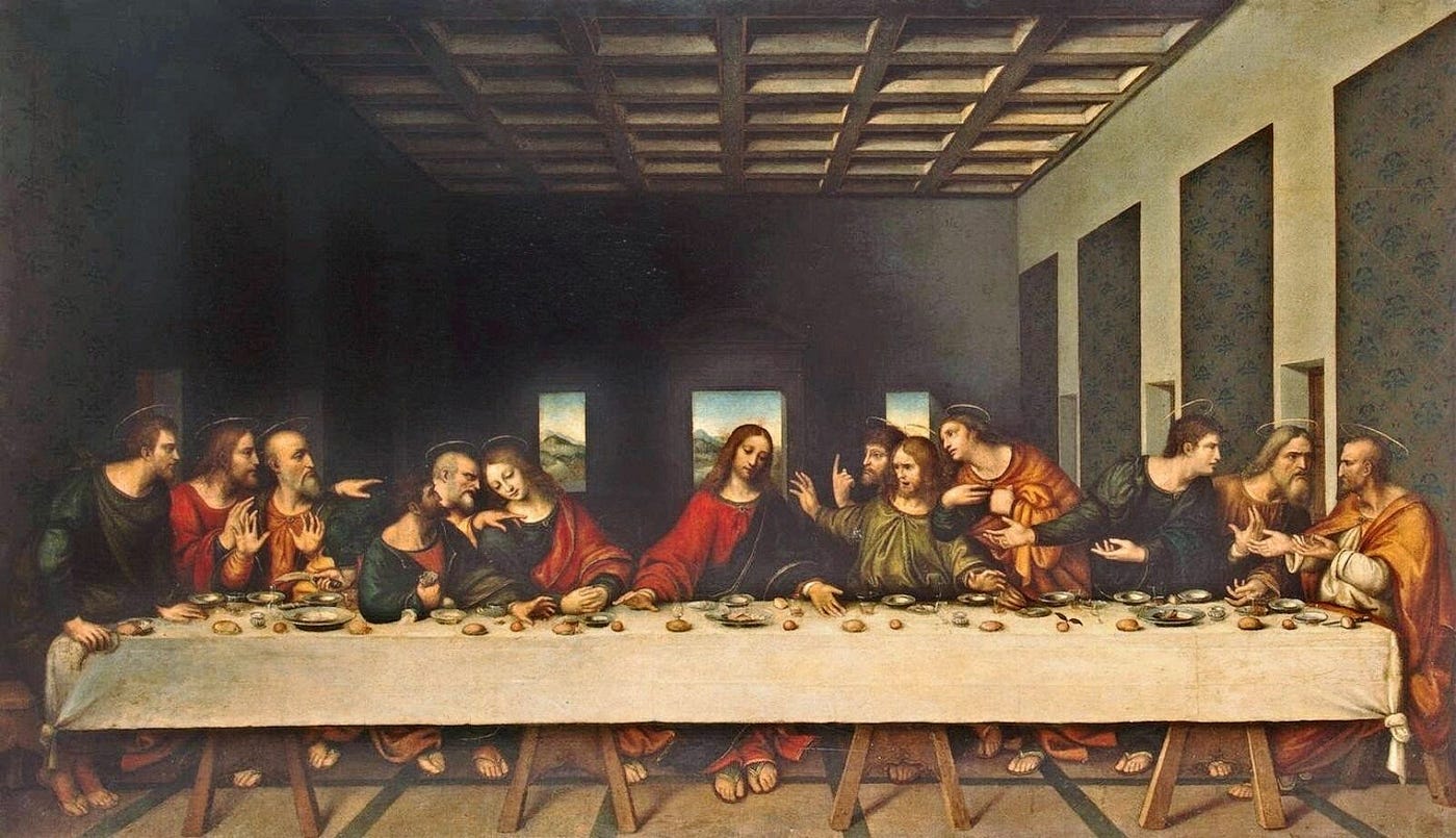 Las copas de la última cena. Leonardo da Vinci nació en 1452. A los… | by  Jorge Amado Yunes | Medium