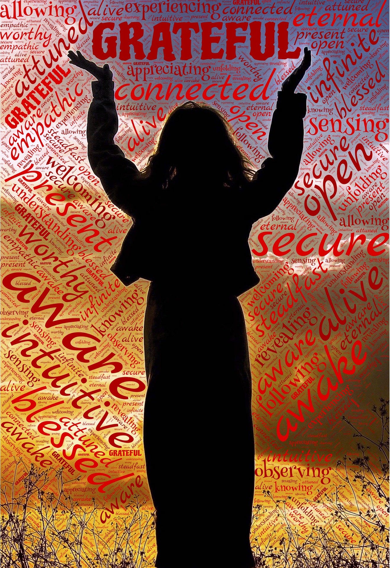 Gratitude woman