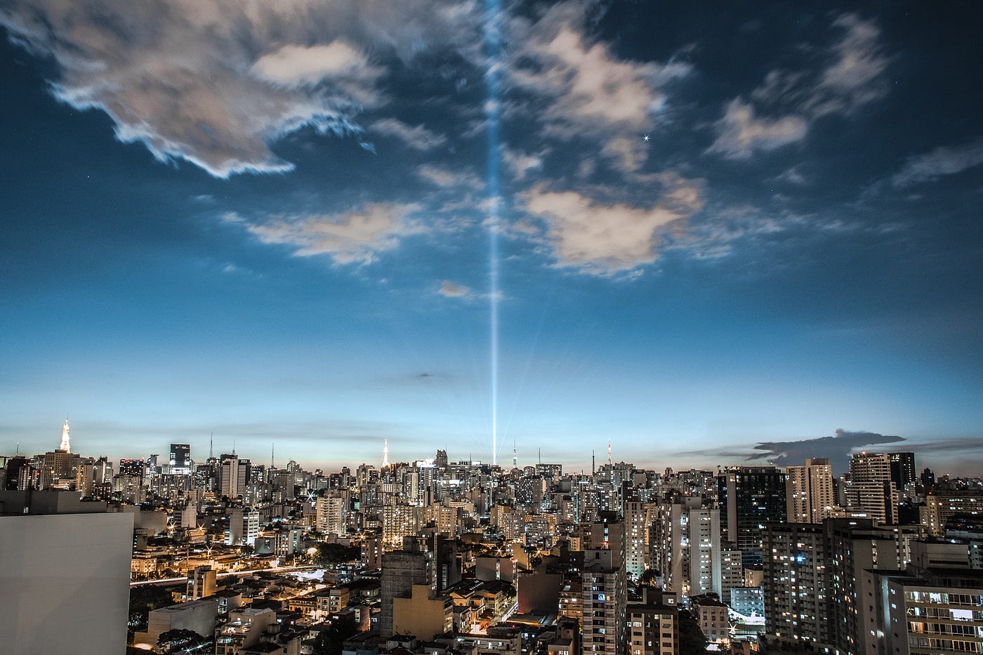 The Sao paulo cityscape