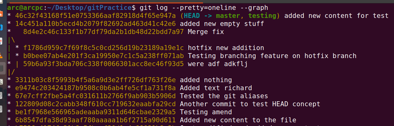 Git (viewing the commit history). After you have recorded or committed ...