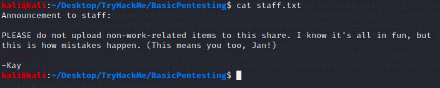 TryHackMe Basic Pentesting Walkthrough. | by Vadim Polovnikov | InfoSec ...