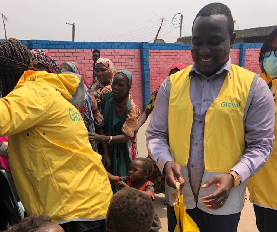 Stephen volunteering in Ghana