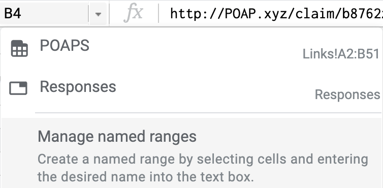 Name your ranges to keep your formulas easy to read