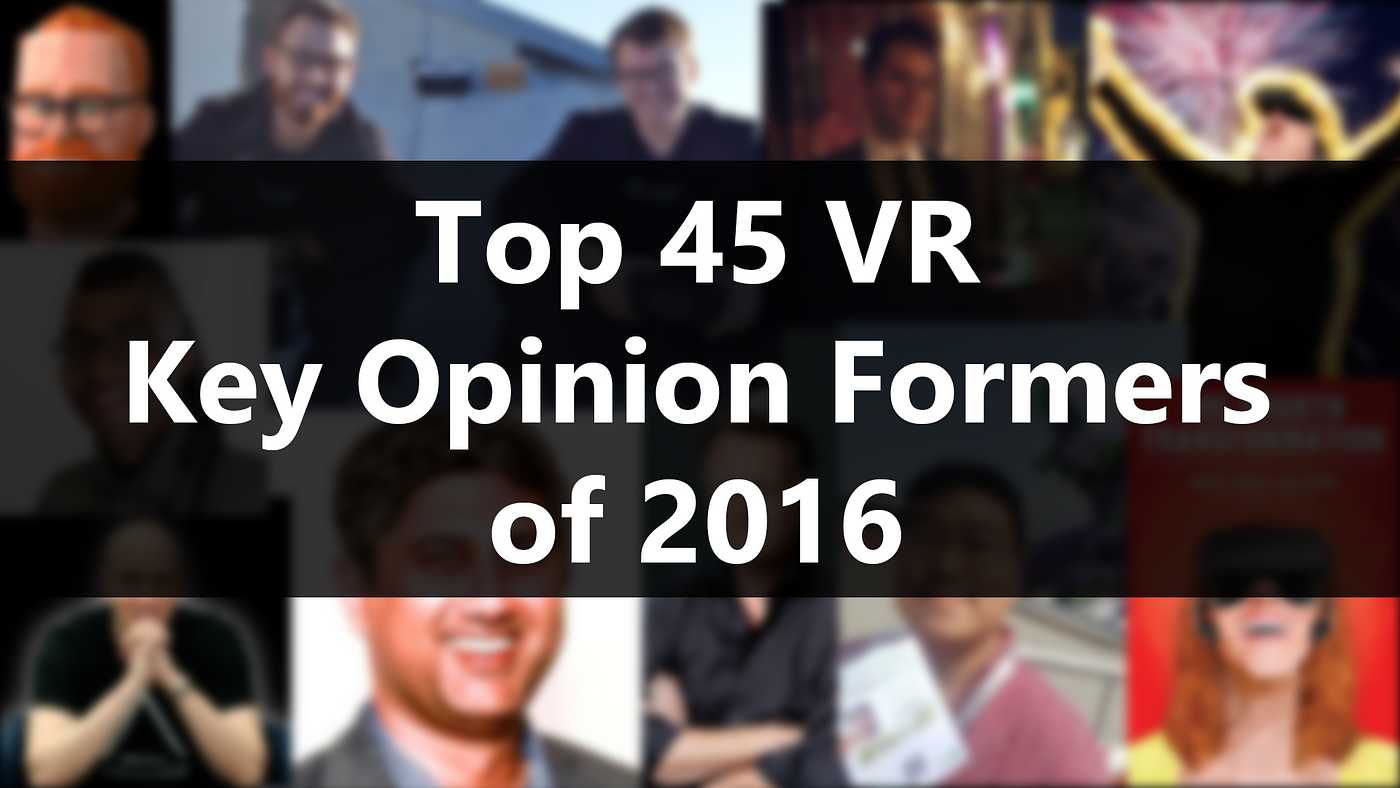 Top 45 VR sites, blogs, medium authors and YouTube channels to follow | by  Adam Roszyk | Virtual Reality Pop