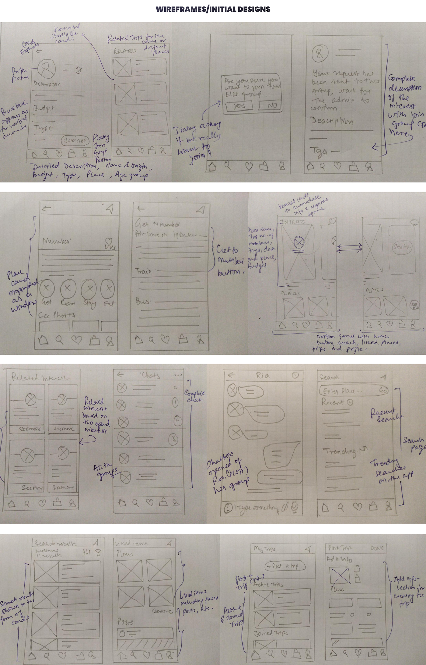 solo travelers UI/UX case study