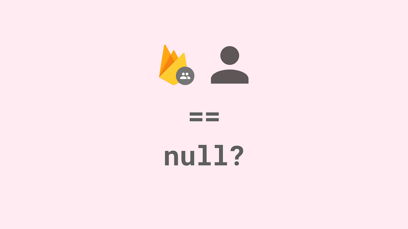 Why is my current user equal to null?