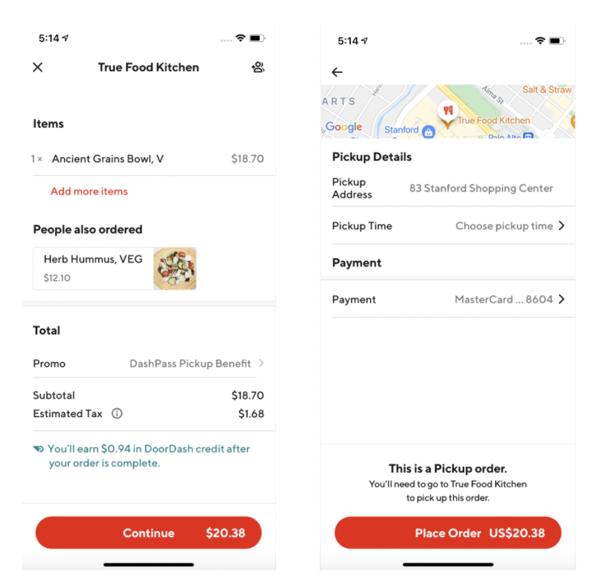 Door Dash: Design Patterns and Flows | by Clarissa Teng | Medium