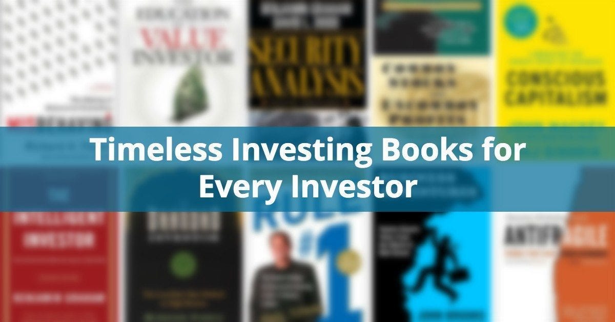 15 Of The Best Investing Books Every Investor Should Read | By Phil ...