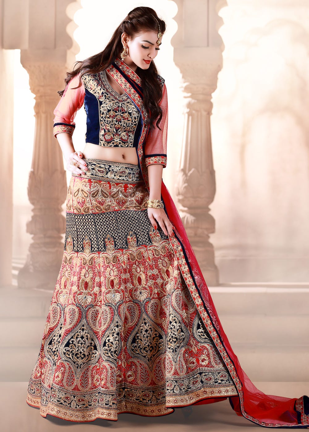indian bridal lehenga price