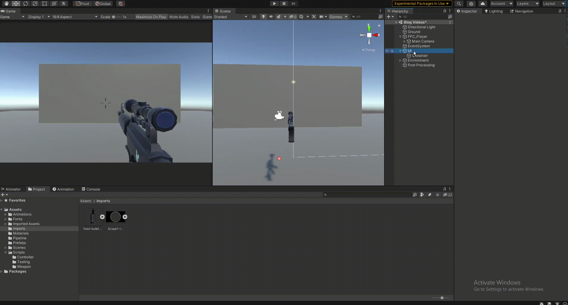 The simplest way to create a First Person Shooter! (Part 2) | by ...
